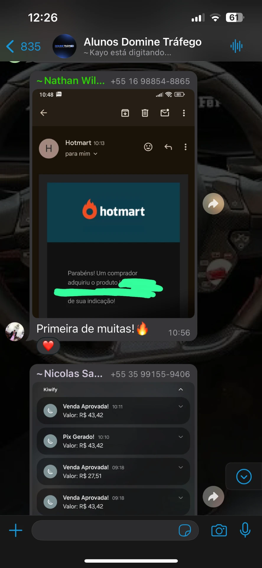 Depoimento de aluno Domine Tráfego