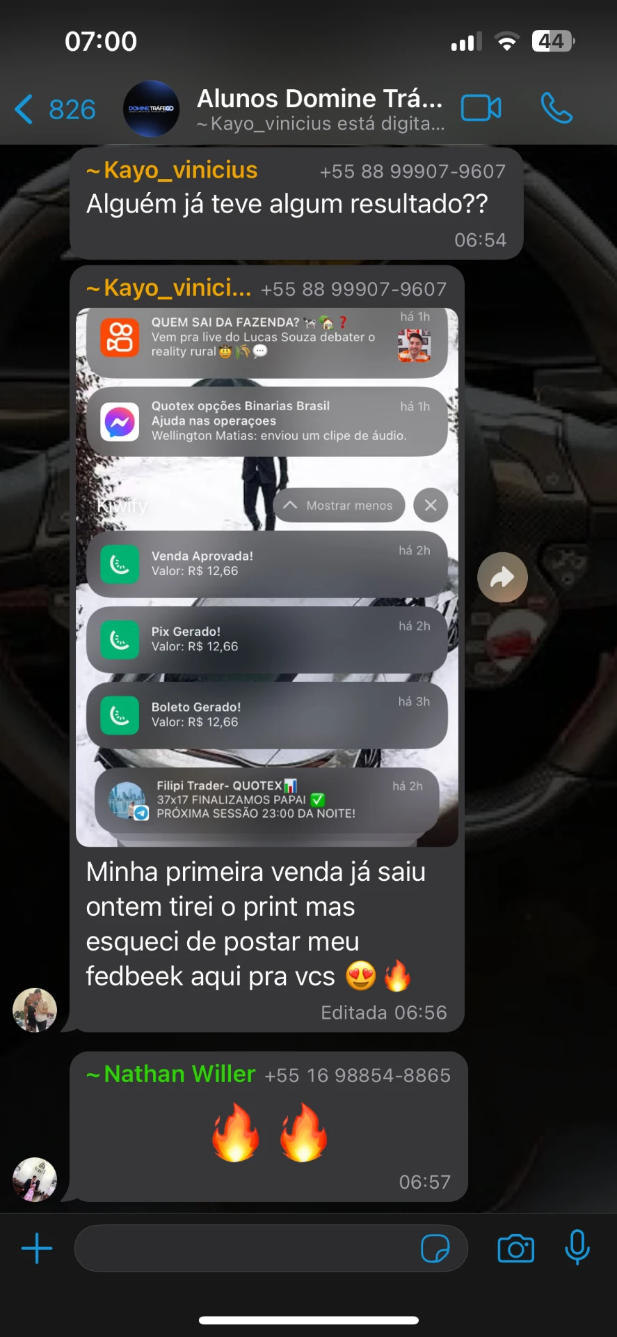 Depoimento de aluno Domine Tráfego