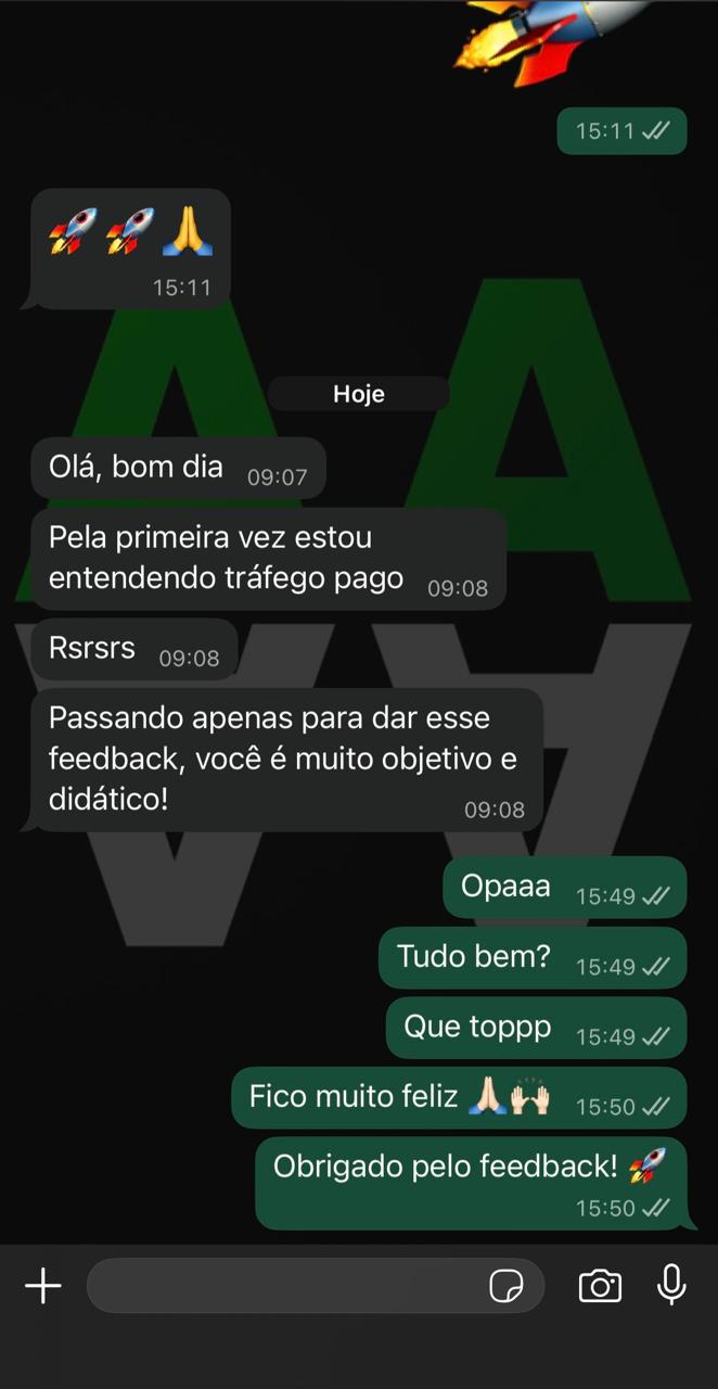 Depoimento de aluno Domine Tráfego