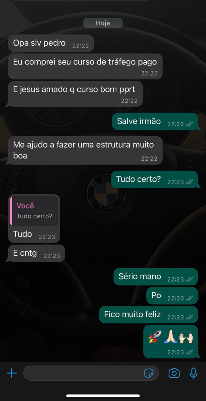Depoimento de aluno Domine Tráfego
