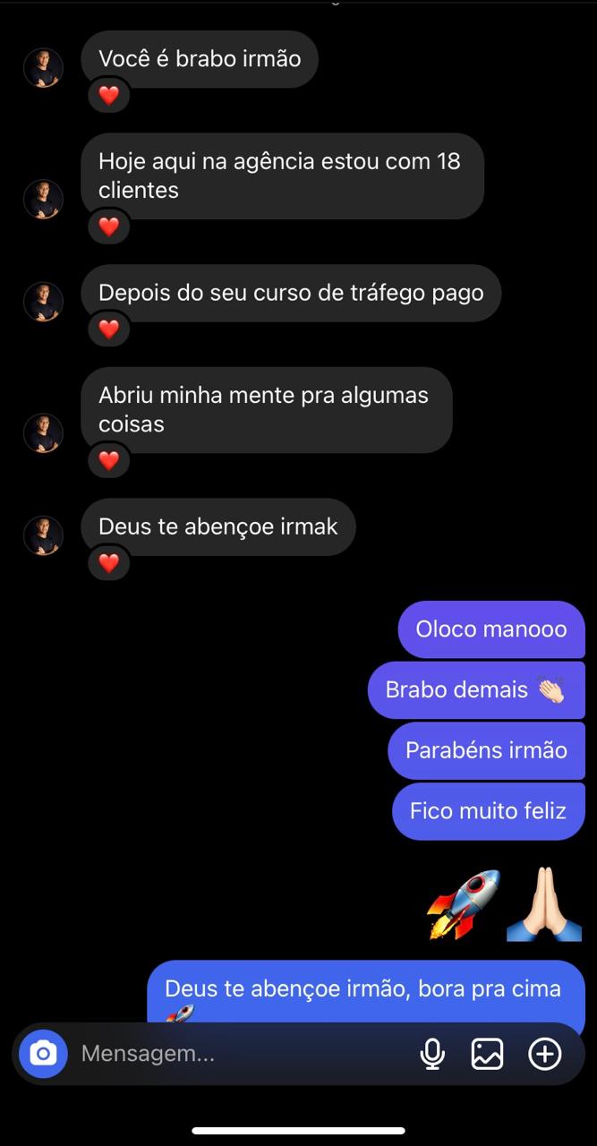 Depoimento de aluno Domine Tráfego